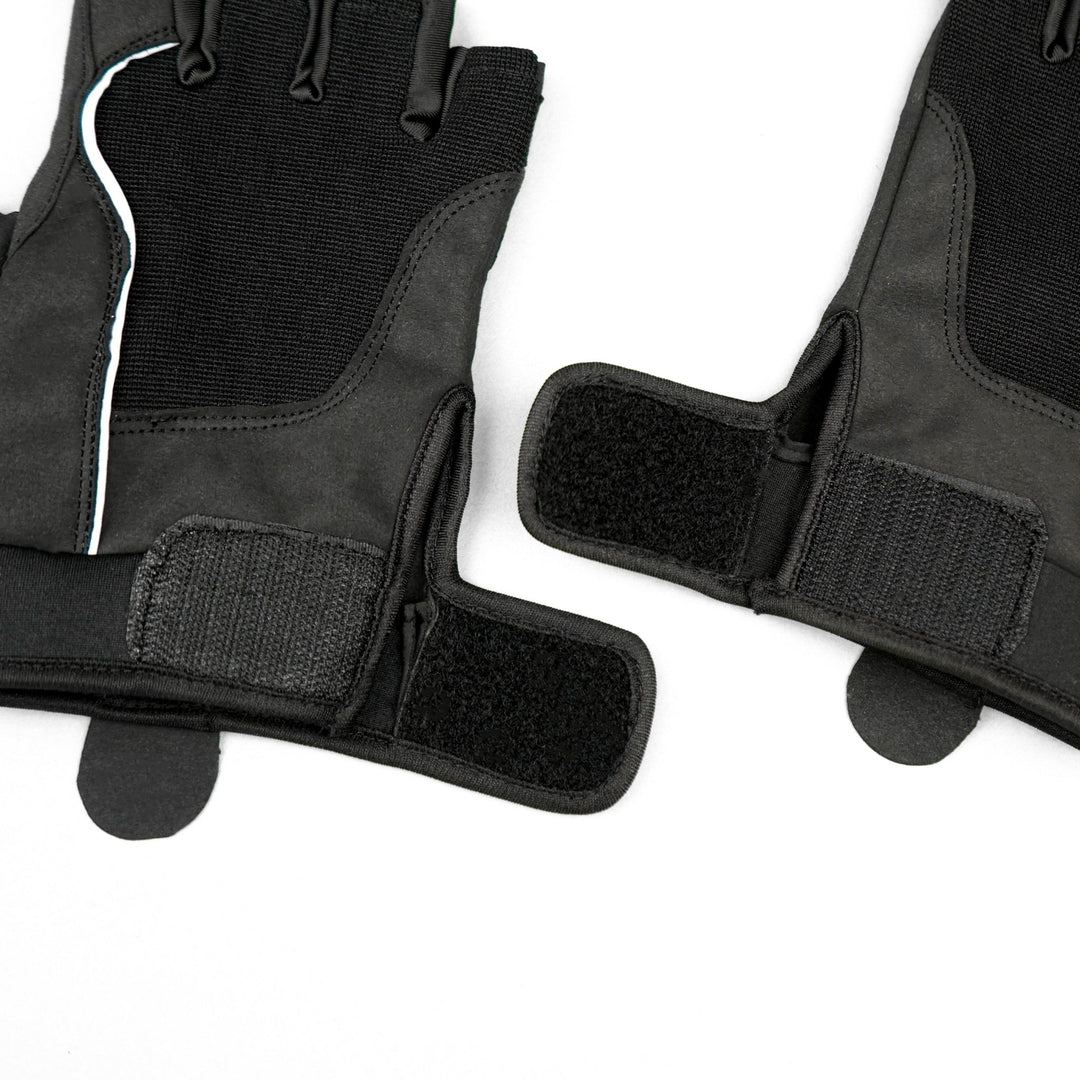 Black Suede Palm Weightlifting Gym Gloves - Summo Sports