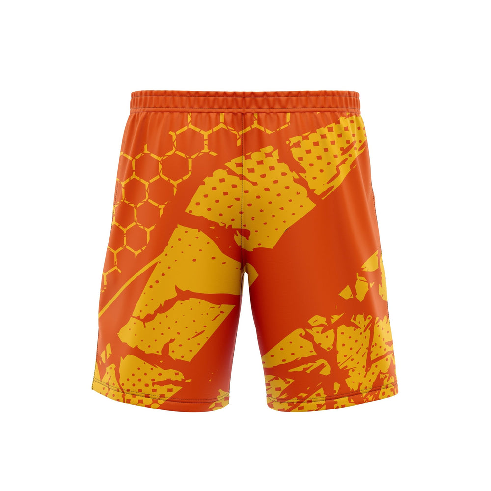 Blaze Grid Custom Soccer Shorts - Summo Sports