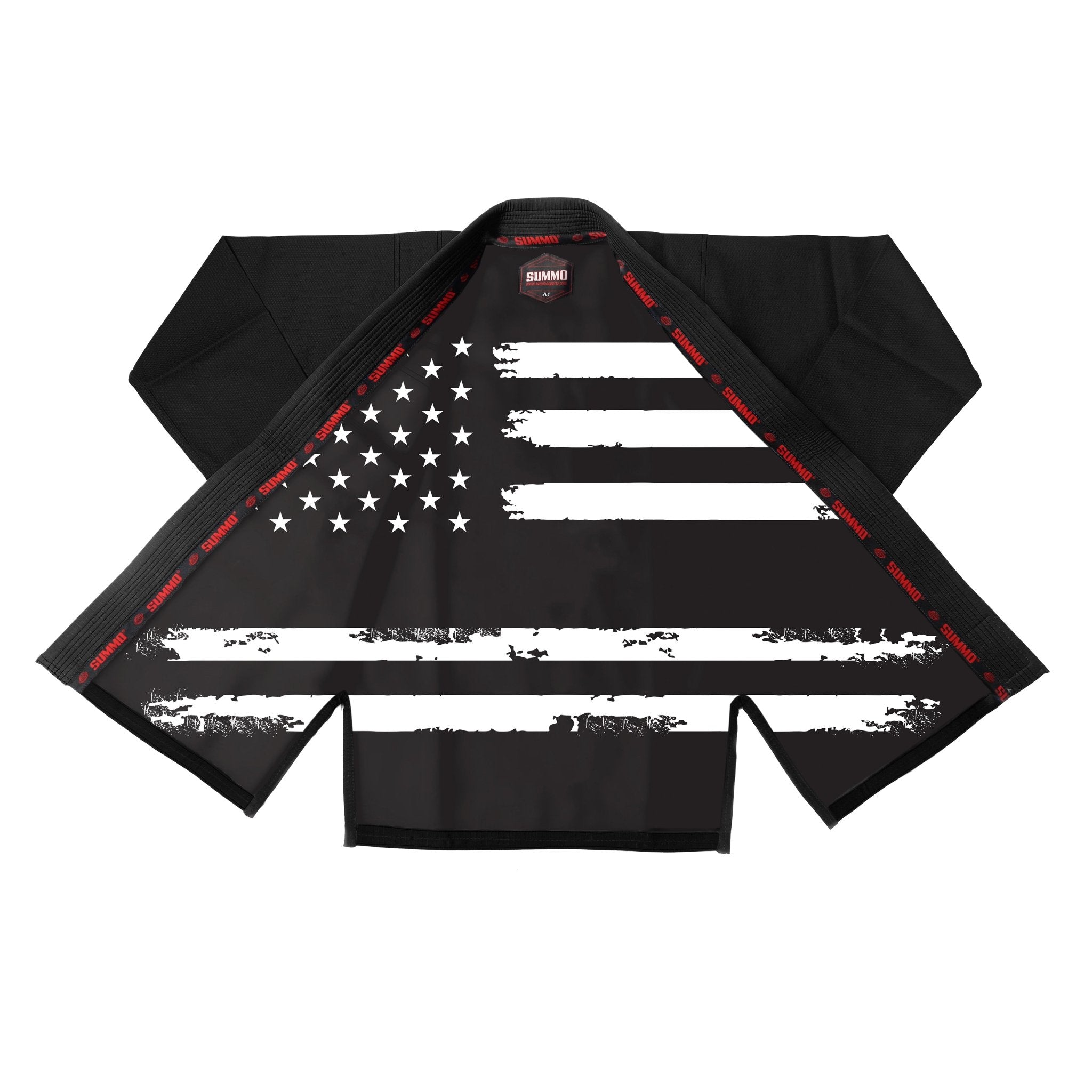 Blue American Flag Sublimation Brazilian Jiu Jitsu GI – Summo Sports