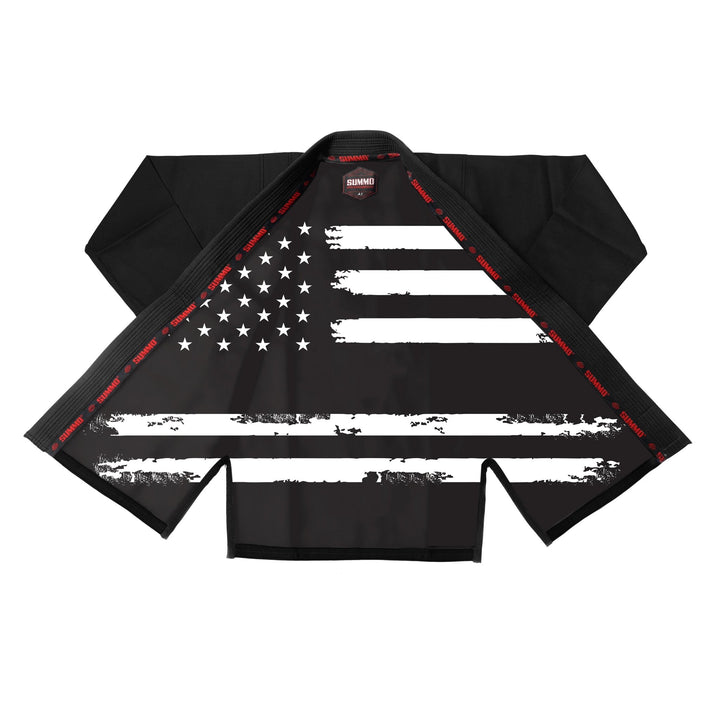 Blue American Flag Sublimation Brazilian Jiu Jitsu Gi (BJJ GI) - Summo Sports