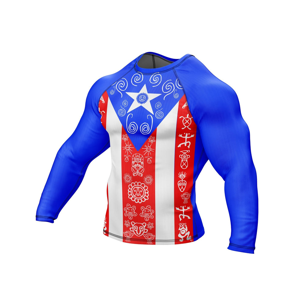 Boricua Pride Premium Rash Guard For Men/Women - Summo Sports