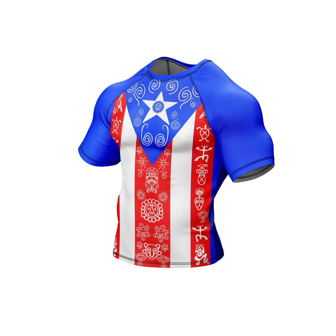 Boricua Pride Premium Rash Guard For Men/Women - Summo Sports