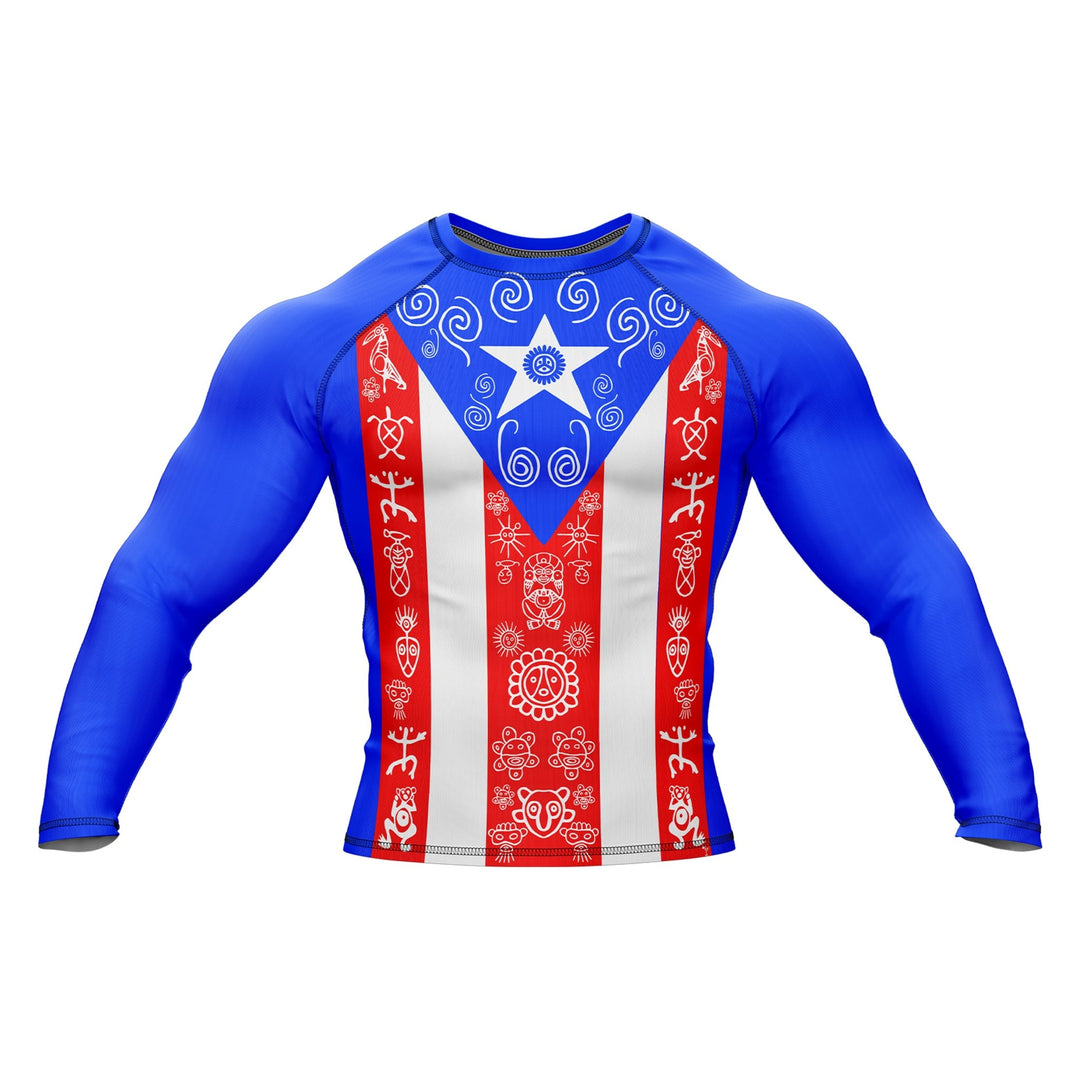 Boricua Pride Premium Rash Guard For Men/Women - Summo Sports