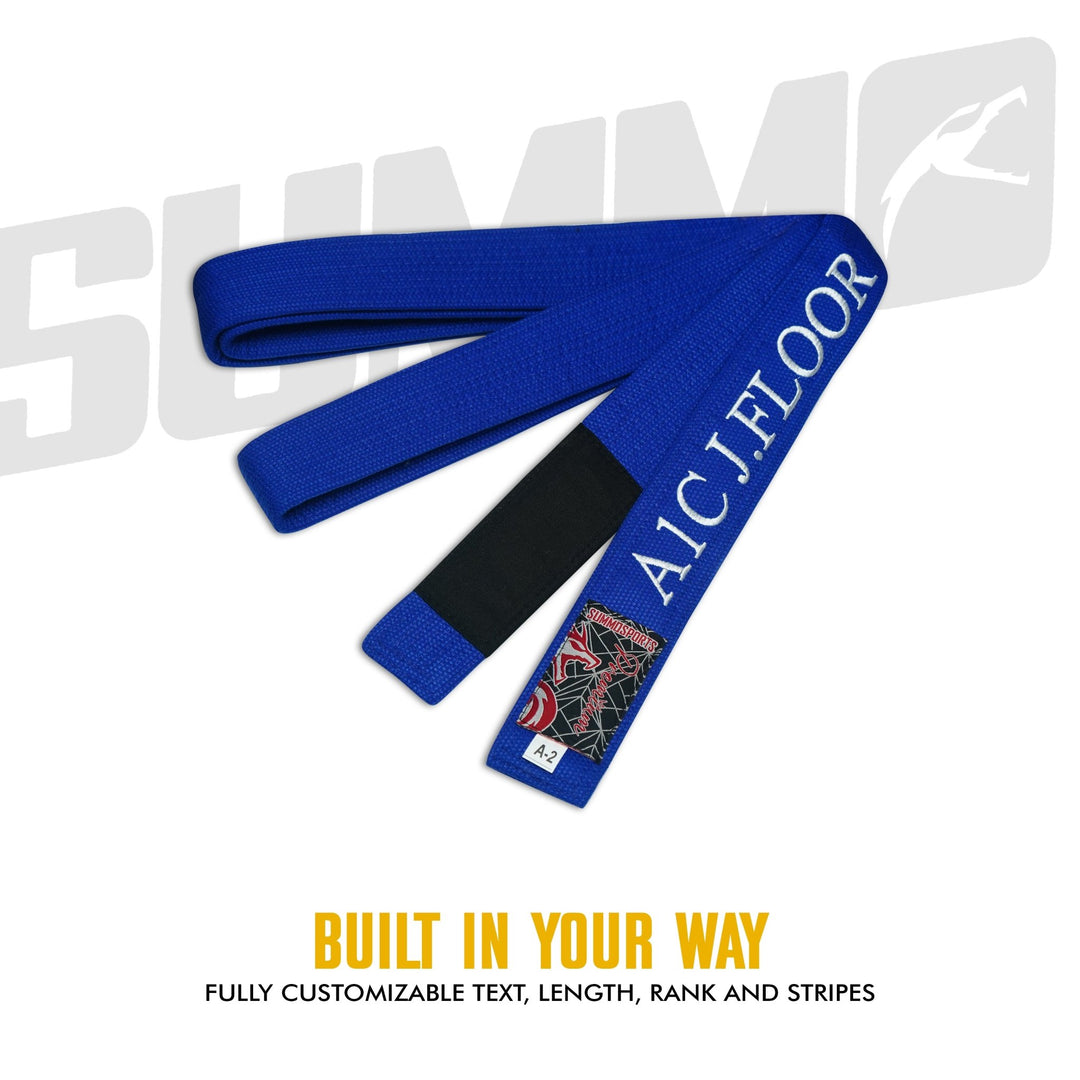 Jr Custom Belt Custom Brazilian Jiu Jitsu Belts – Summo Sports