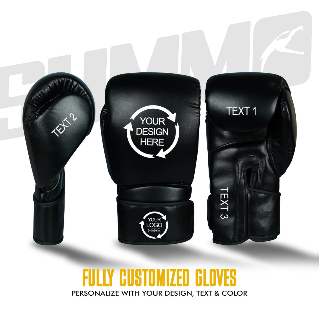 Build Your Own - PU Leather Boxing Gloves - Summo Sports