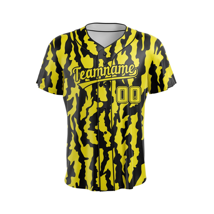 Bumblebee Blitz Custom Baseball Jersey - Summo Sports
