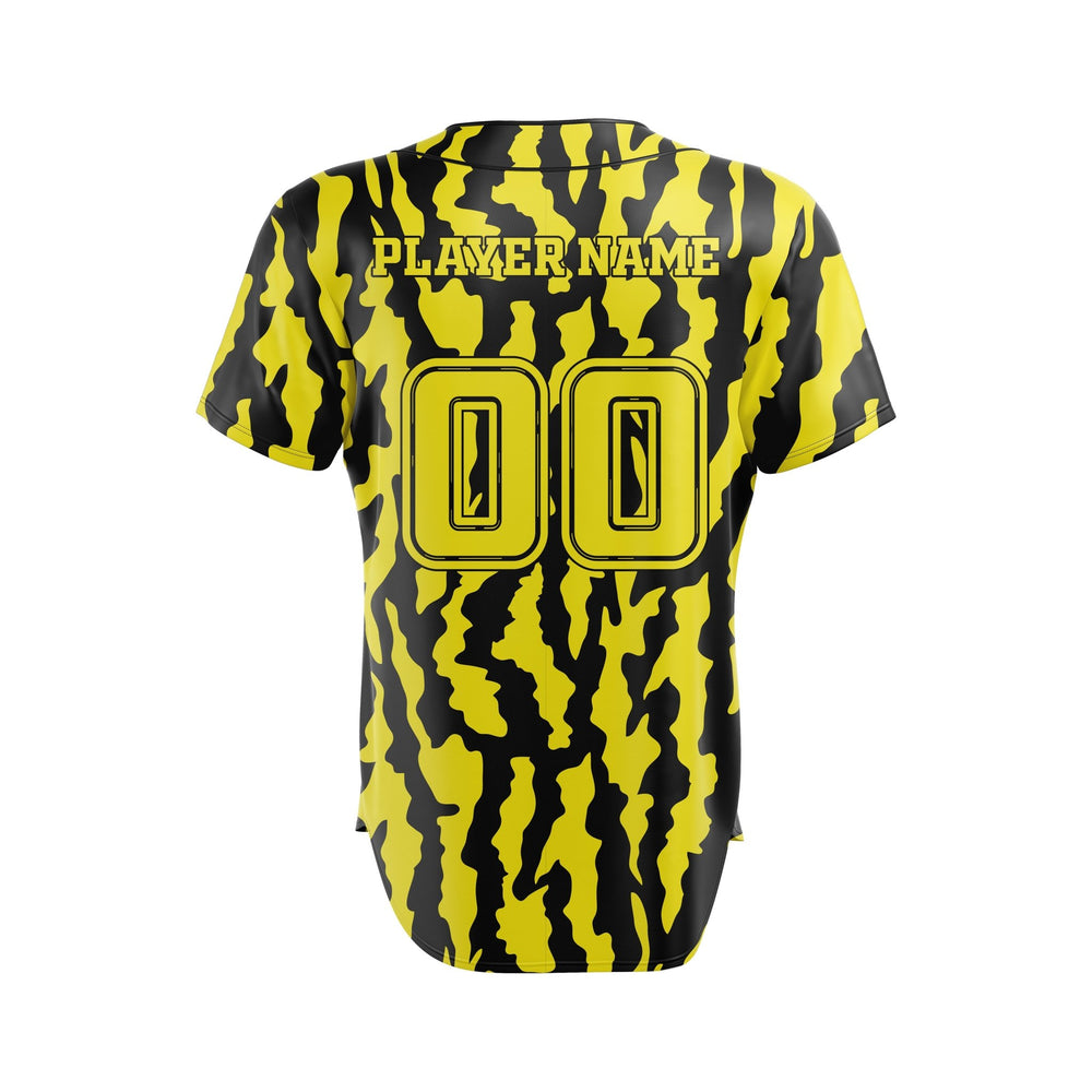 Bumblebee Blitz Custom Baseball Jersey - Summo Sports