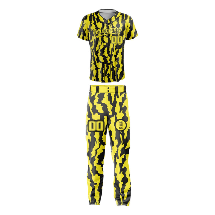 Bumblebee Blitz Custom Baseball Uniform - Summo Sports