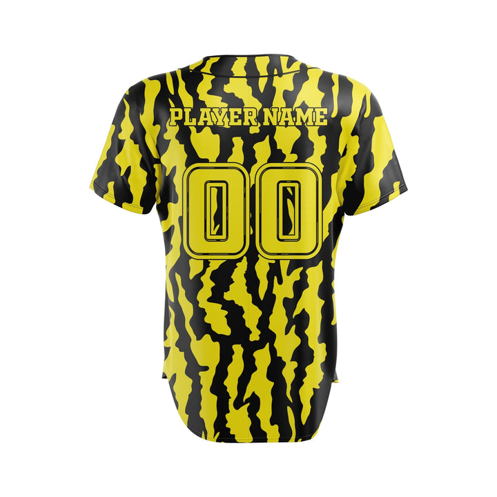 Bumblebee Blitz Custom Baseball Uniform - Summo Sports