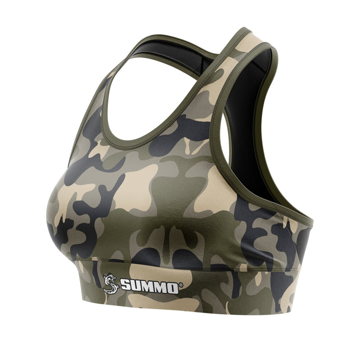 Camo Women Sports Bra - Summo Sports