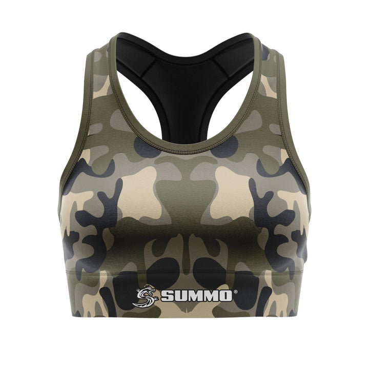 Camo Women Sports Bra - Summo Sports