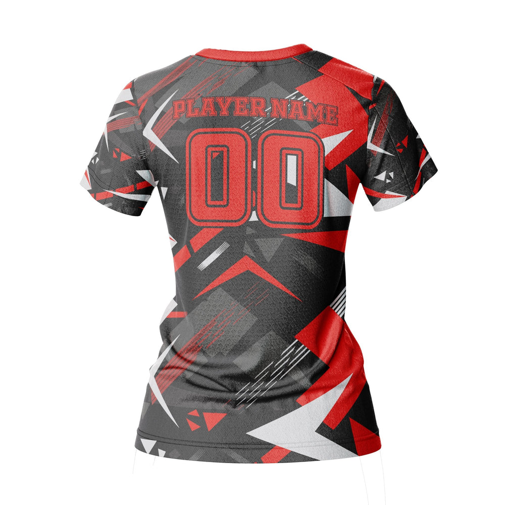 Carbon Red Custom Volleyball Jersey - Summo Sports