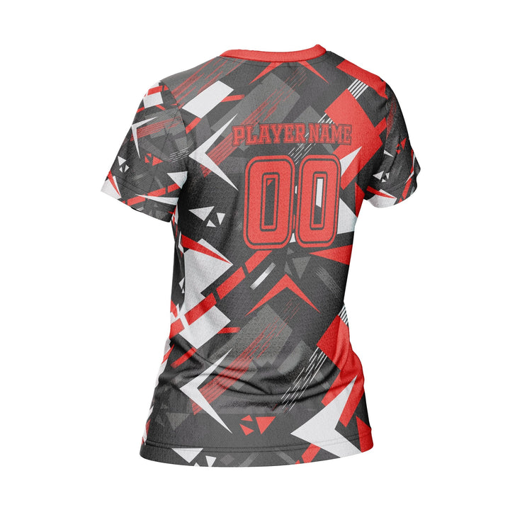 Carbon Red Custom Volleyball Jersey - Summo Sports