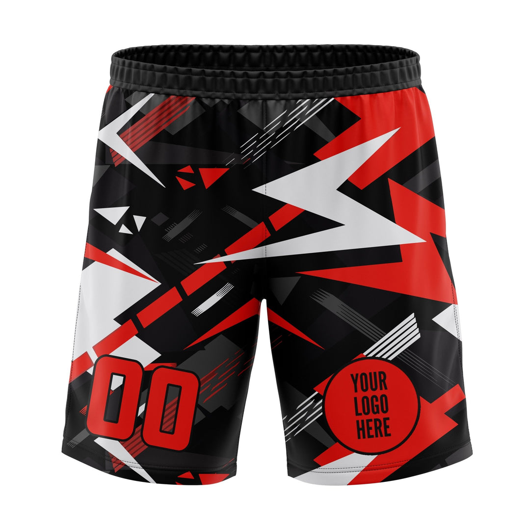 Carbon Red Custom Volleyball Shorts - Summo Sports