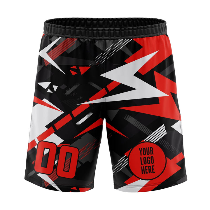 Carbon Red Custom Volleyball Shorts - Summo Sports