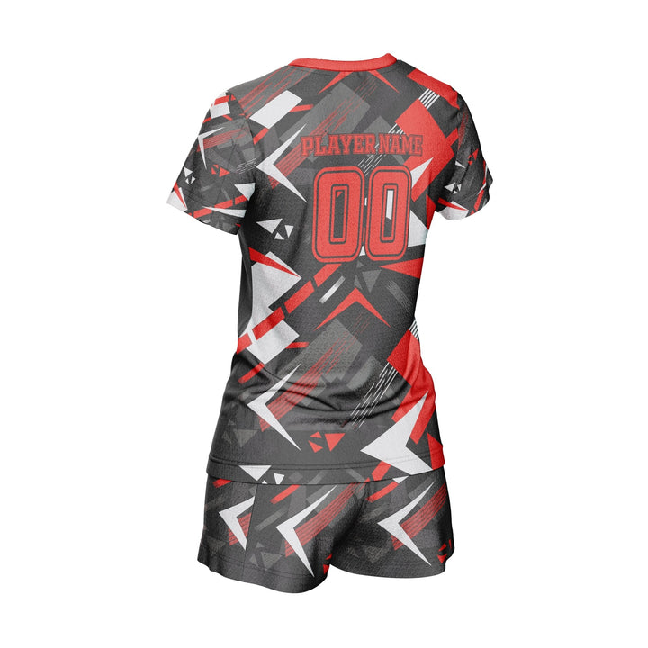 Carbon Red Custom Volleyball Uniform - Summo Sports