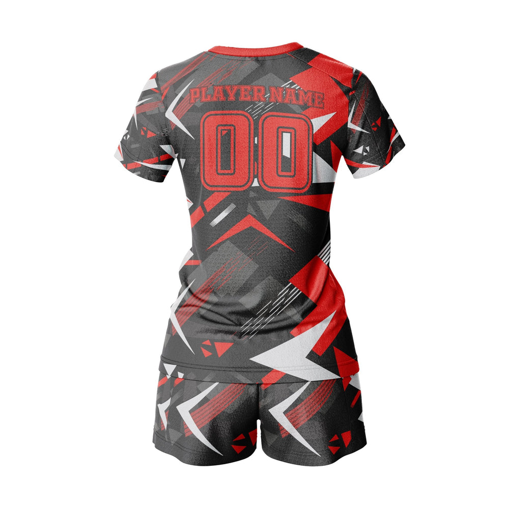 Carbon Red Custom Volleyball Uniform - Summo Sports