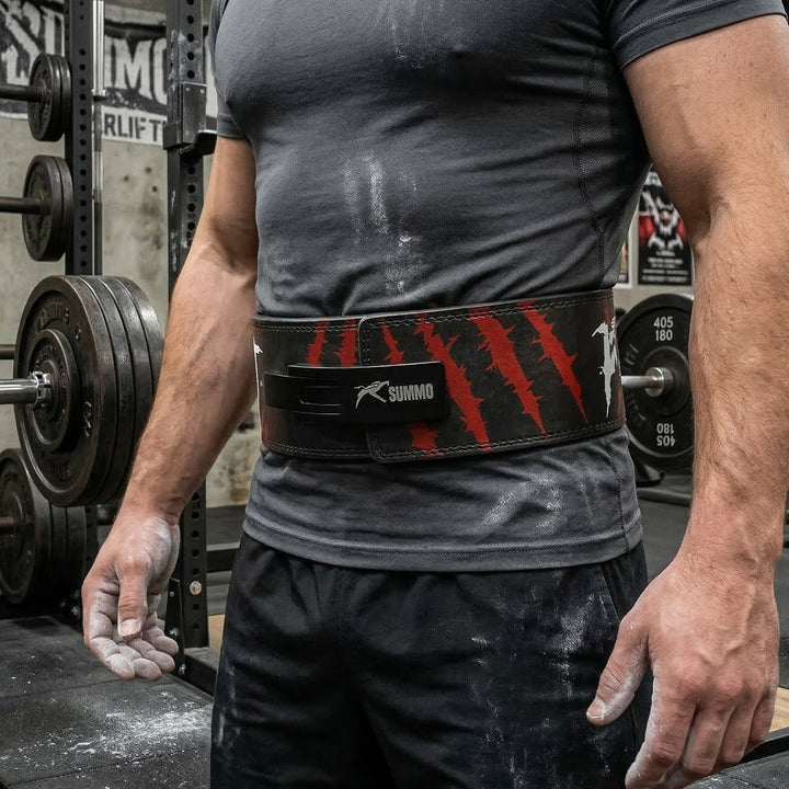 Carnage Power Leather Weight Lifting Belt - Summo Sports