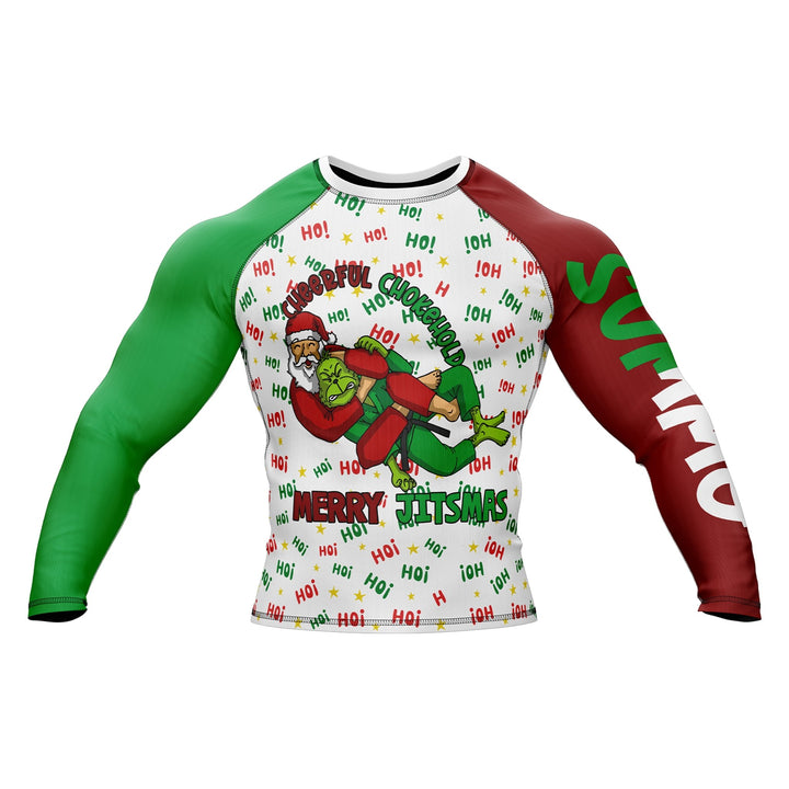 Cheerful Chokehold Premium Bjj Rash Guard For Men/Women - Summo Sports