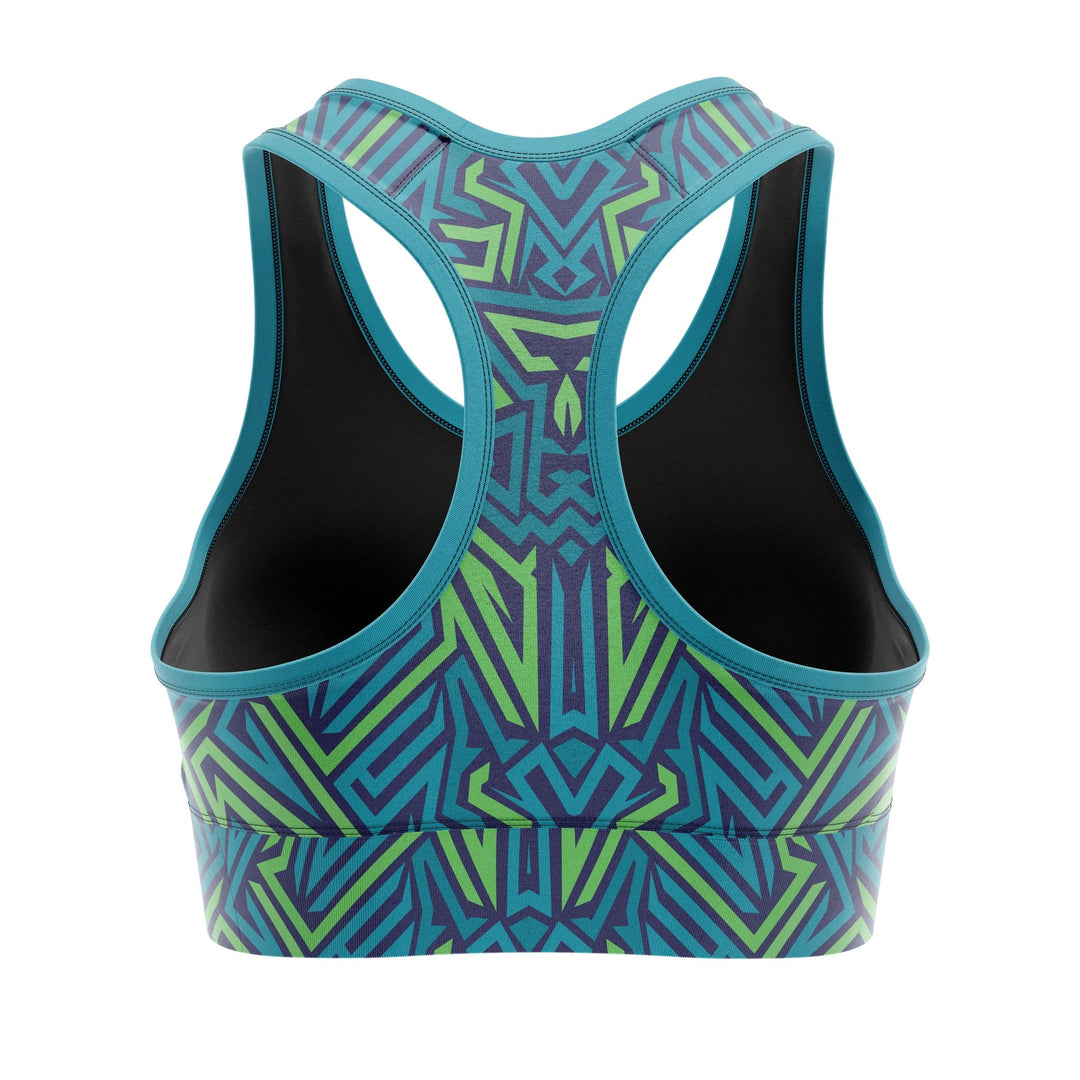 Color Maze Women Sports Bra - Summo Sports