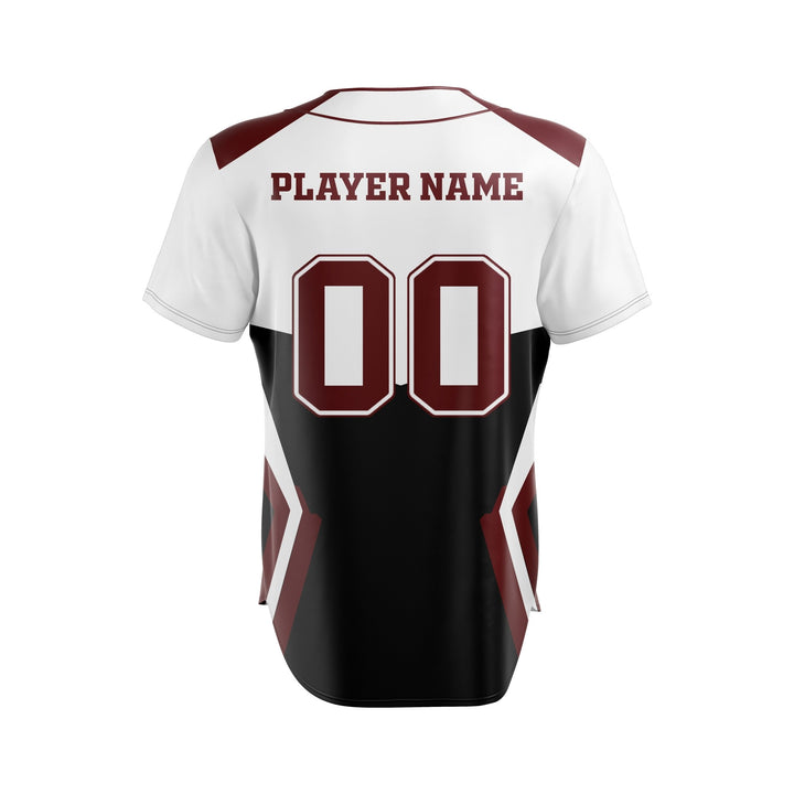 Crimson Blockade Custom Baseball Uniform - Summo Sports