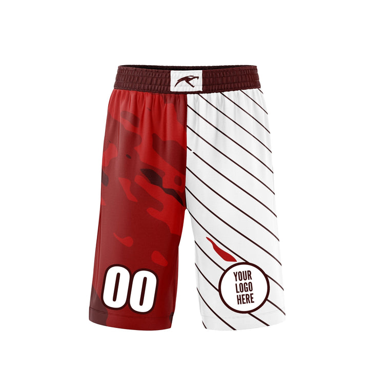 Crimson Drive Custom Basketball Shorts - Summo Sports