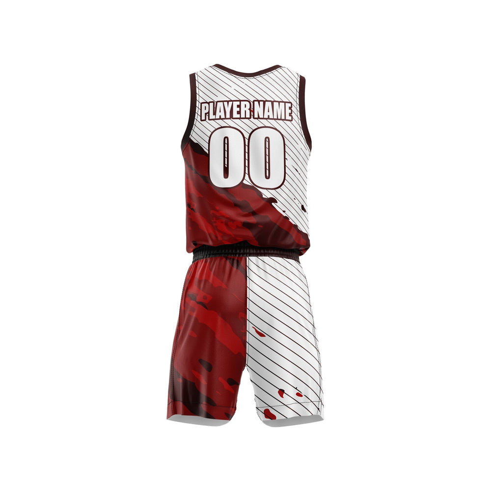 Crimson Drive Custom Basketball Uniform - Summo Sports