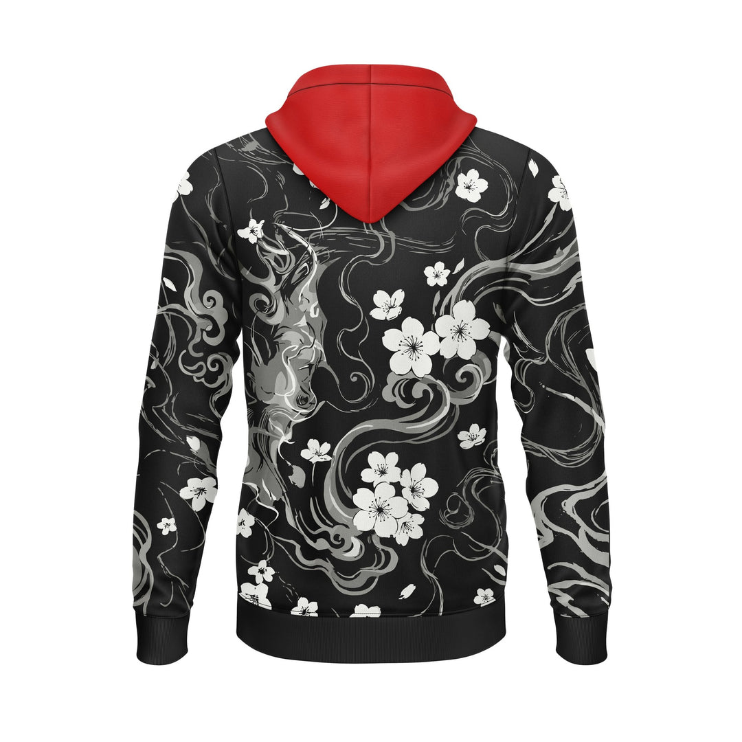 Crimson Oni Full - Print Hoodie For Men/Women - Summo Sports