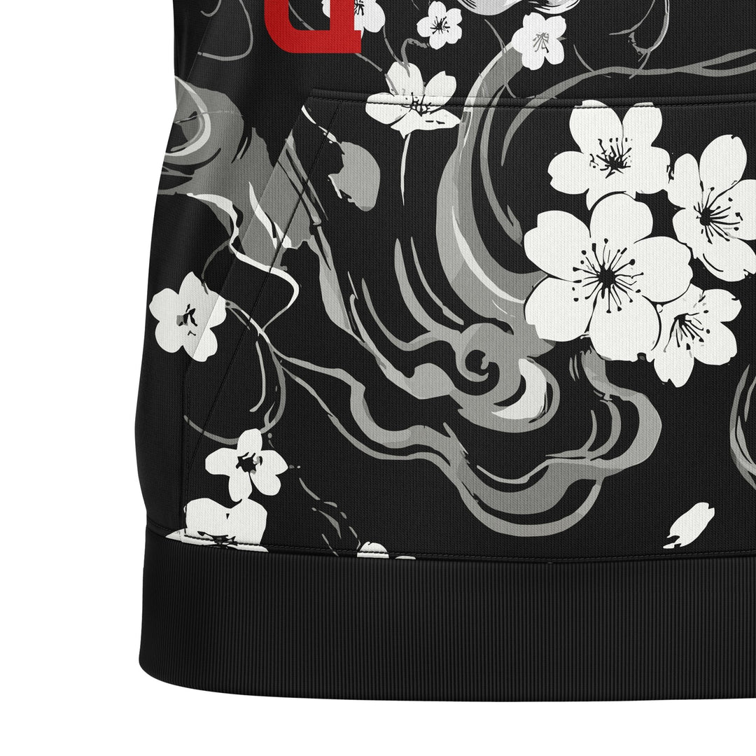 Crimson Oni Full - Print Hoodie For Men/Women - Summo Sports