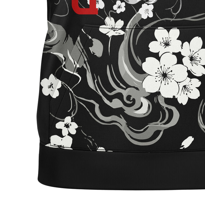 Crimson Oni Full - Print Hoodie For Men/Women - Summo Sports