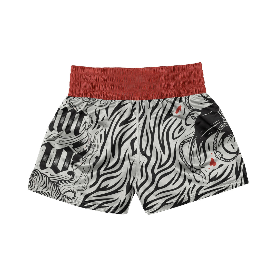 Crimson Oni Muay Thai Shorts - Summo Sports