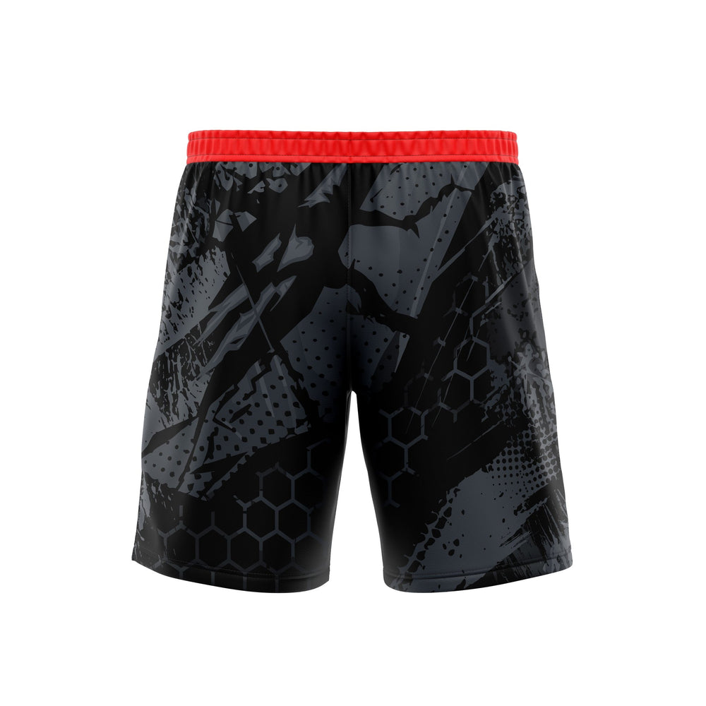 Crimson Strike Custom Soccer Shorts - Summo Sports