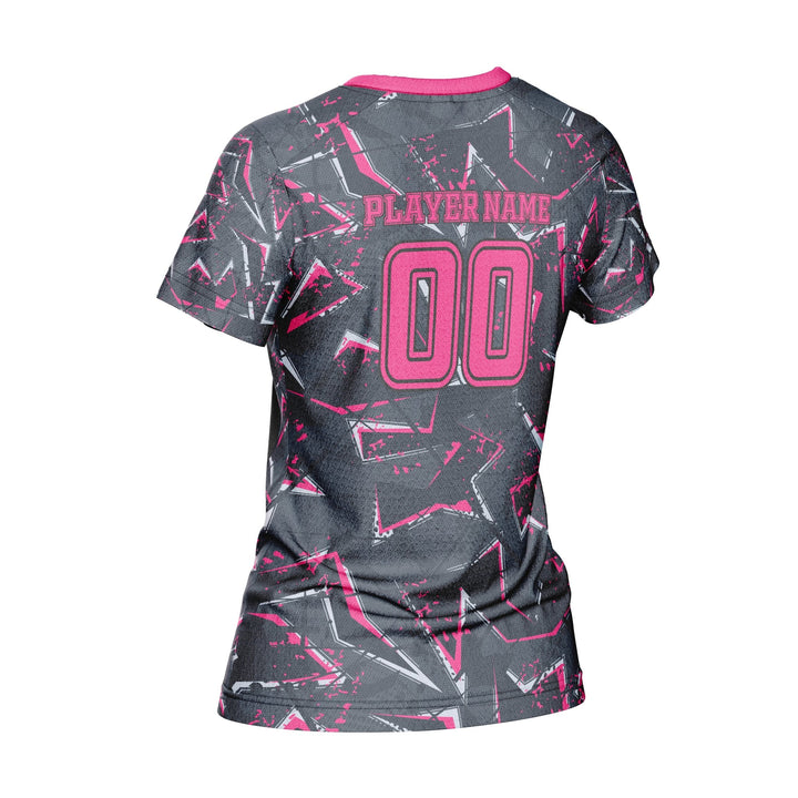 Cyber Magenta Custom Volleyball Jersey - Summo Sports