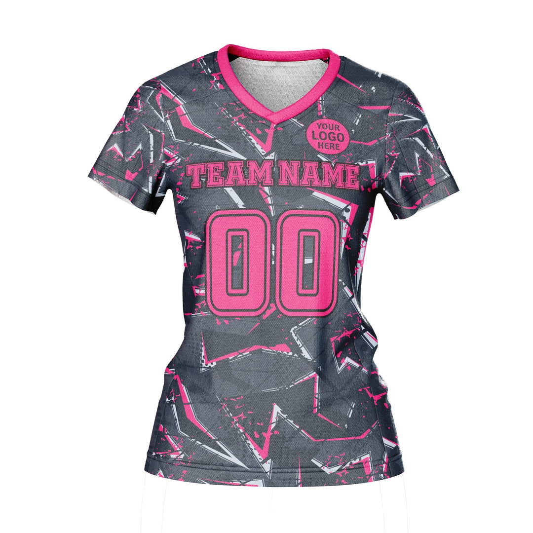 Cyber Magenta Custom Volleyball Jersey - Summo Sports