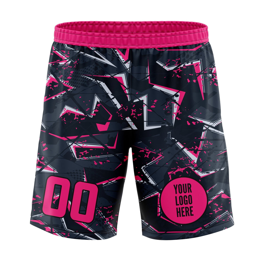 Cyber Magenta Custom Volleyball Shorts - Summo Sports