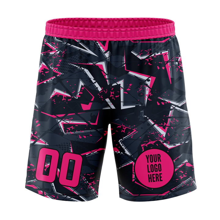 Cyber Magenta Custom Volleyball Shorts - Summo Sports