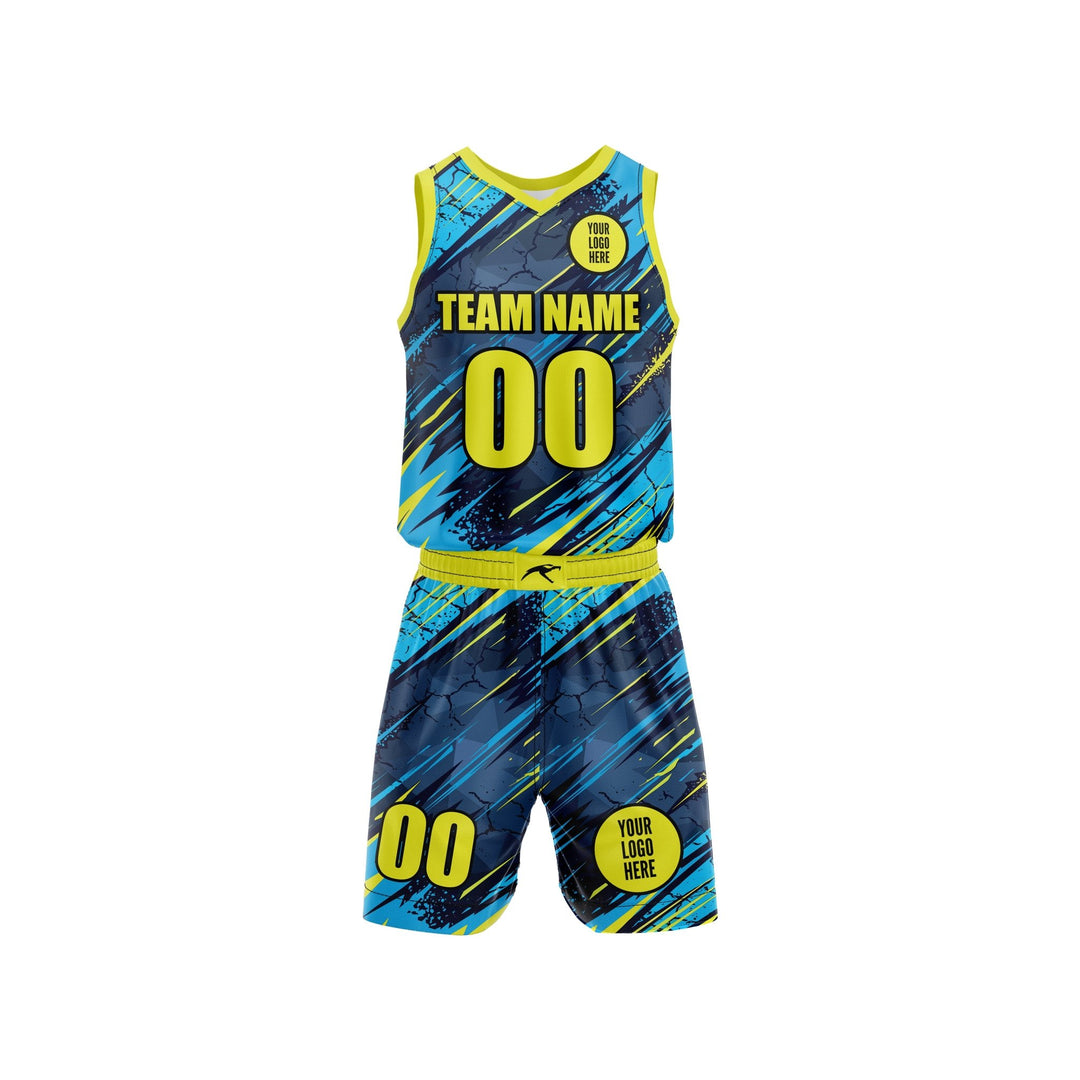 Cyber Rift Custom Basketball Uniform - Summo Sports