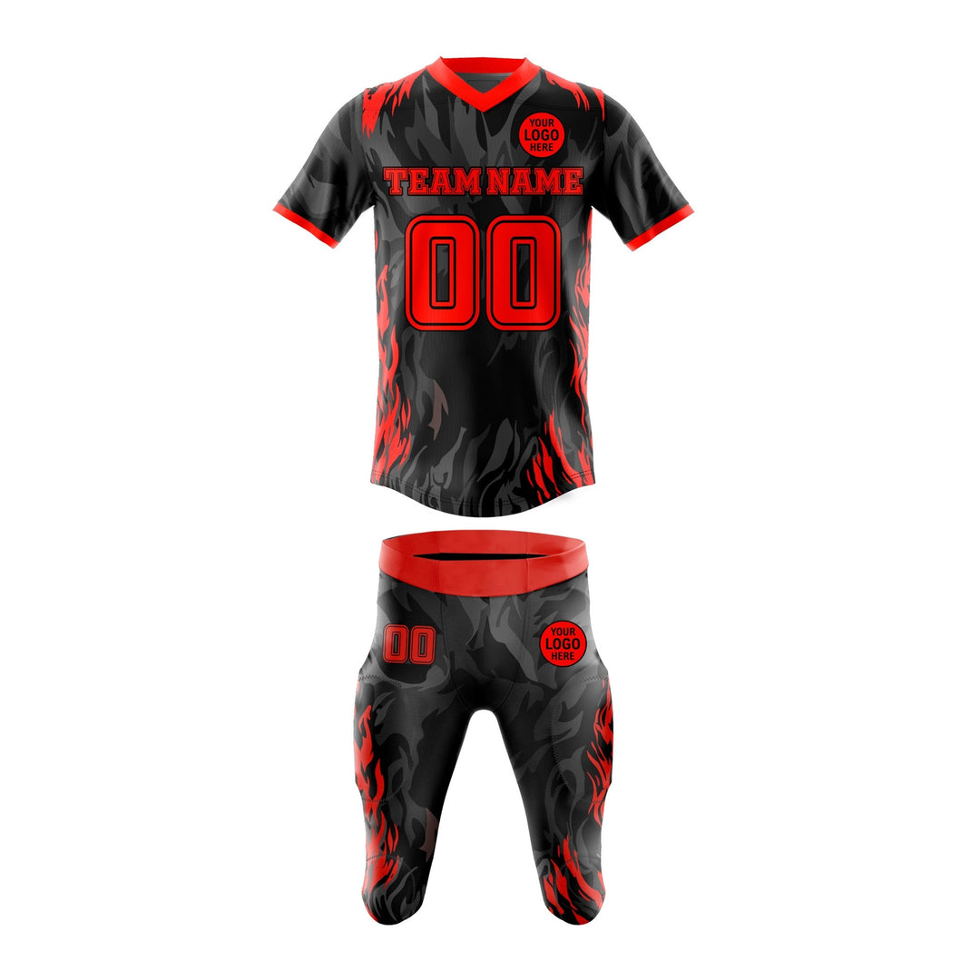 Darkfire Rush American Football Uniform - Summo Sports