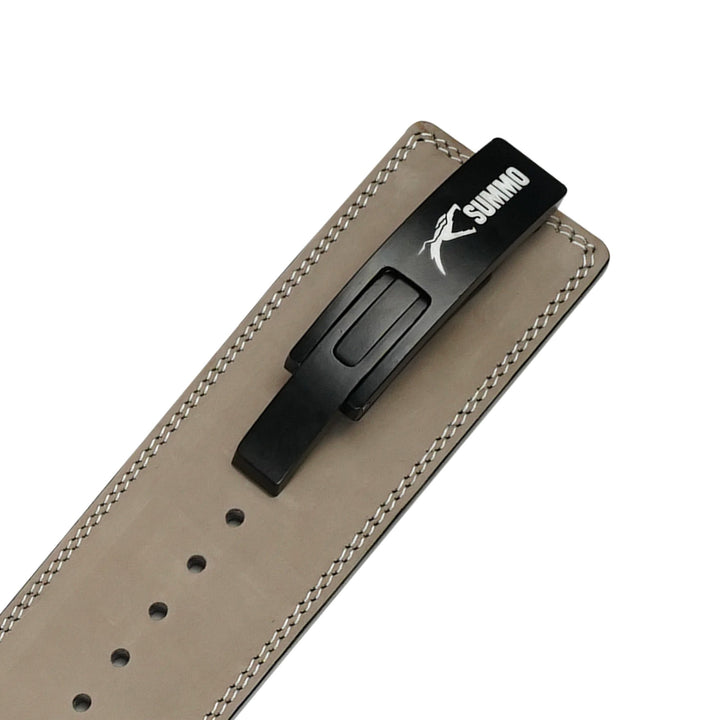 Desert Sand Leather Weight Lifting Belt - Summo Sports