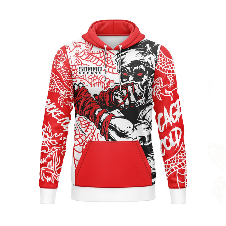 Dragon Fist Full - Print Hoodie For Men/Women - Summo Sports