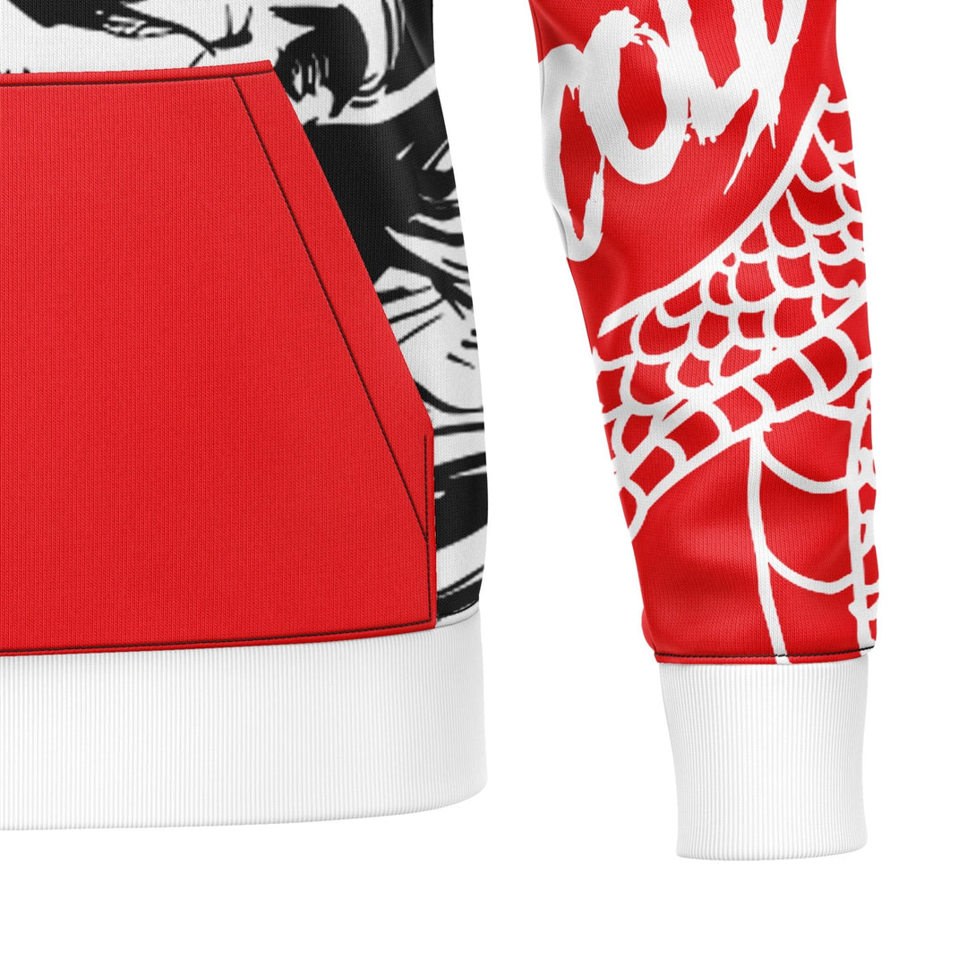 Dragon Fist Full - Print Hoodie For Men/Women - Summo Sports