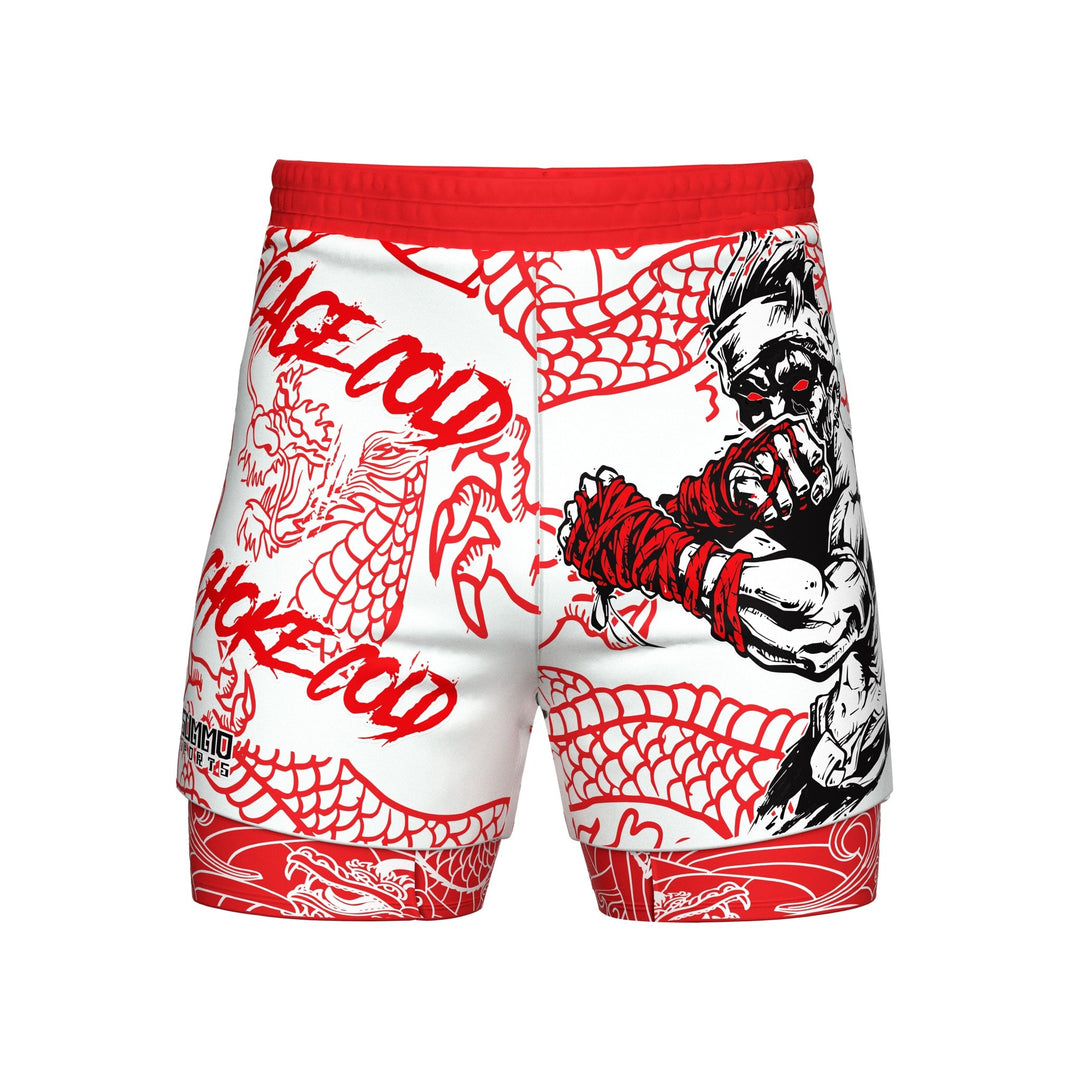 Dragon Grip 2 In One Training Shorts - Summo Sports