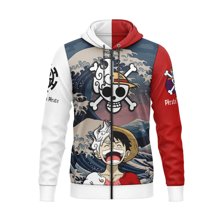 Dual Power Full - Print Zipper Hoodie For Men/Women - Summo Sports