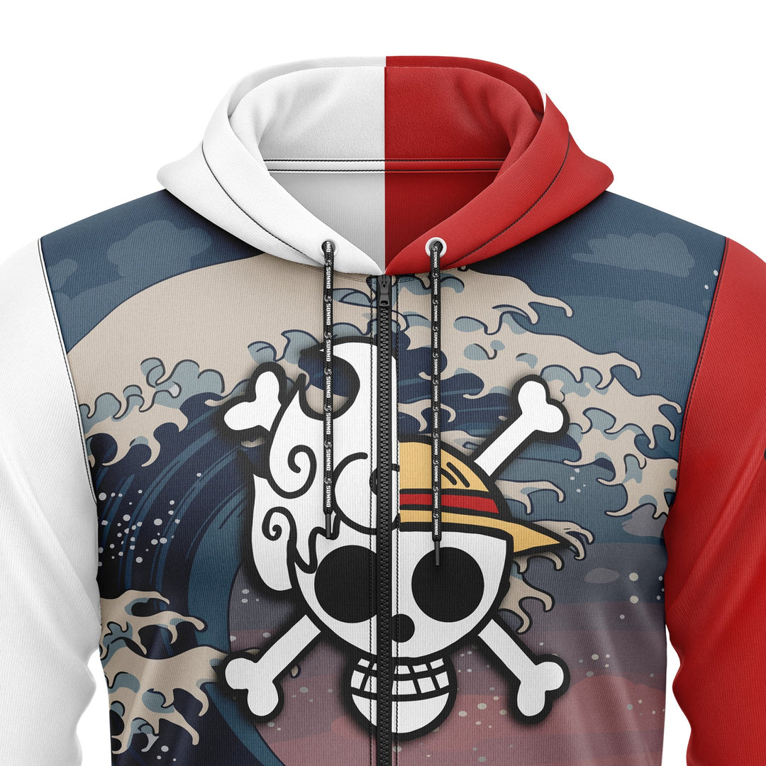 Dual Power Full - Print Zipper Hoodie For Men/Women - Summo Sports