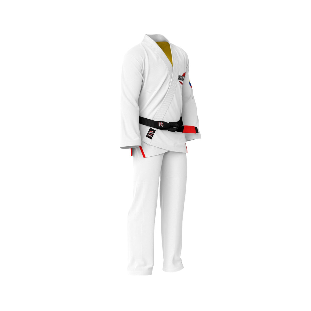 Ecuador White Sublimation Brazilian Jiu Jitsu Gi (BJJ GI) - Summo Sports