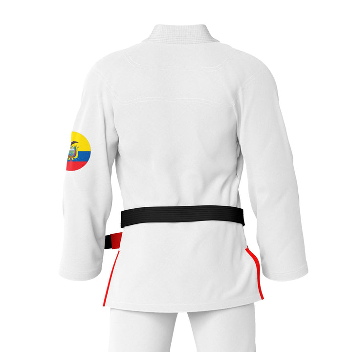 Ecuador White Sublimation Brazilian Jiu Jitsu Gi (BJJ GI) - Summo Sports