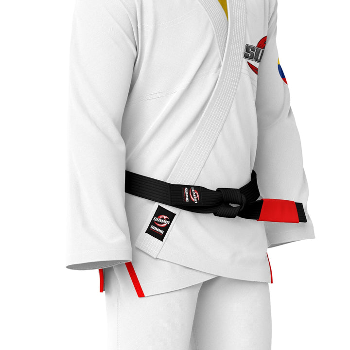 Ecuador White Sublimation Brazilian Jiu Jitsu Gi (BJJ GI) - Summo Sports