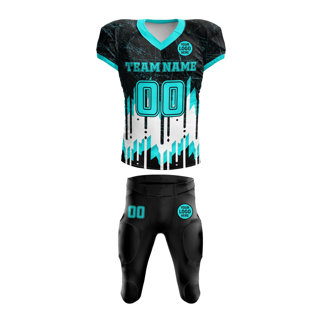Electric Drip American Football Uniform - Summo Sports