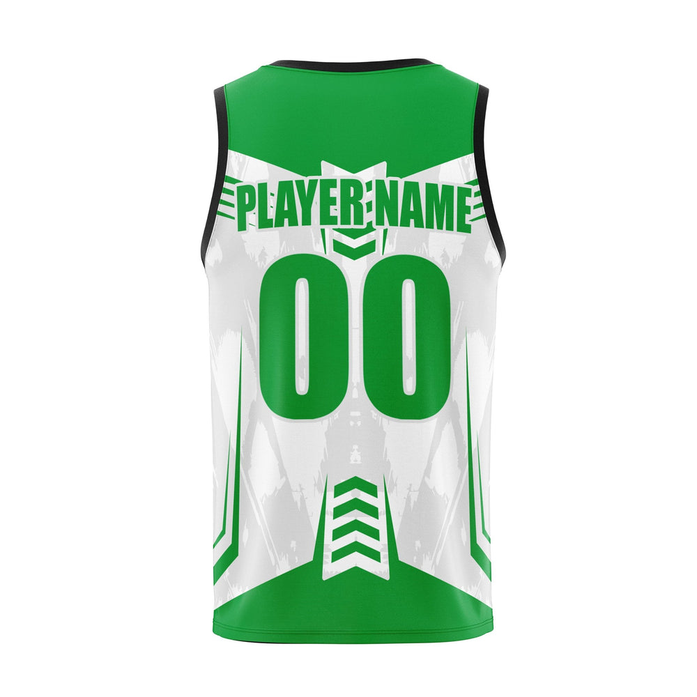 Emerald Fastbreak Custom Basketball Jersey - Summo Sports