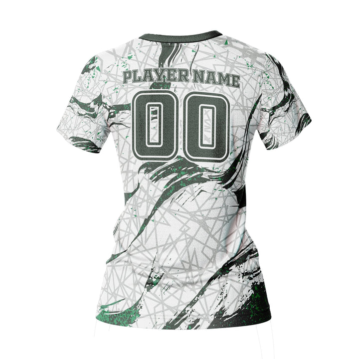 Emerald Grid Custom Volleyball Jersey - Summo Sports